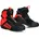 EDGE Vented Motorradschuhe für Männer Verstärkte Straßenreitschuhe mit ATOP-Verschlusssystem Knöchelstütze Rutschfeste Sohle Schaltgriff Rot 42