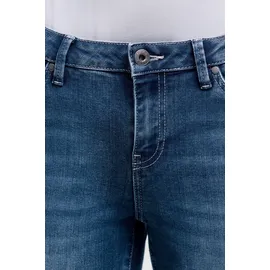 Soccx SOCCX, Damen, Gr. 32, Kurz, blau, Denim/Jeans, Material: 68% Baumwolle, 30% Polyester, 2% Elasthan, Zusatz: Enthält nichttextile Teile tierischen Ursprungs (Badge), regular fit, Jeans, mit Turn-Up Saum