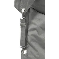 Buggle-Up Outdoor Gurt zum Zusammenbinden für Pouf Sitzsack grau