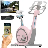 Skandika Ergometer Abisko Weltneuheit | Premium EMS-Widerstand, Smarter Heimtrainer App Steuerung, Automatische Lenker & Satteleinstellung, 36 Widerstandsstufen | Fahrrad Hometrainer für Zuhause