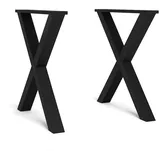 SKRAUT HOME Esszimmertisch 72 x 71 x 10 cm schwarz