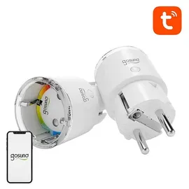 Gosund Smart-Home-Steckdose 10 A Weiß 2 St.