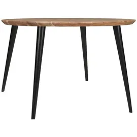 möbelliebling Runder Esszimmertisch 105 x 77 cm Akazie naturfarben