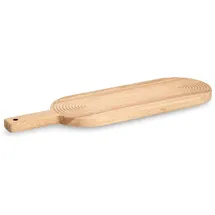 Zeller Schneidebrett Gummibaum 1-tlg. 50,3 x 16 x 2 cm Beige