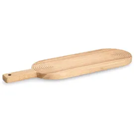 Zeller Schneidebrett Gummibaum 1-tlg. 50,3 x 16 x 2 cm Beige