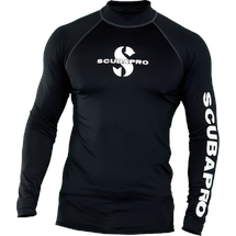 Scubapro Rash Guard UPF-50 - Herren - Langarm - Black - Gr: S