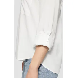 QS Viskosebluse mit Turn-up und aufgesetzten Taschen Beige 42