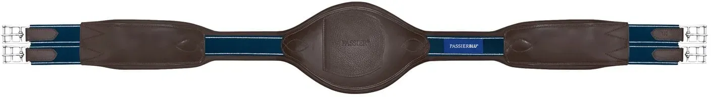 PASSIERBLU Grip-Leder-Sattelgurt havanna 145 cm