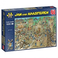 JUMBO Spiele Jan Van Haasteren - Castle Conflict - 1000 Teile Puzzle (81914)