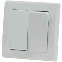 ChiliTec Lichtschalter DELPHI 2-fach 250V~/10A, UP, weiß