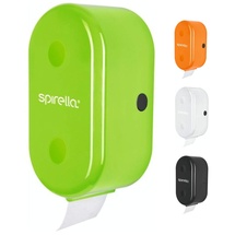 Spirella WC Rollenhalter + Ersatzrollenhalter "Cube" zum kleben oder bohren Grün