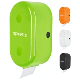 Spirella WC Rollenhalter + Ersatzrollenhalter "Cube" zum kleben oder bohren Grün