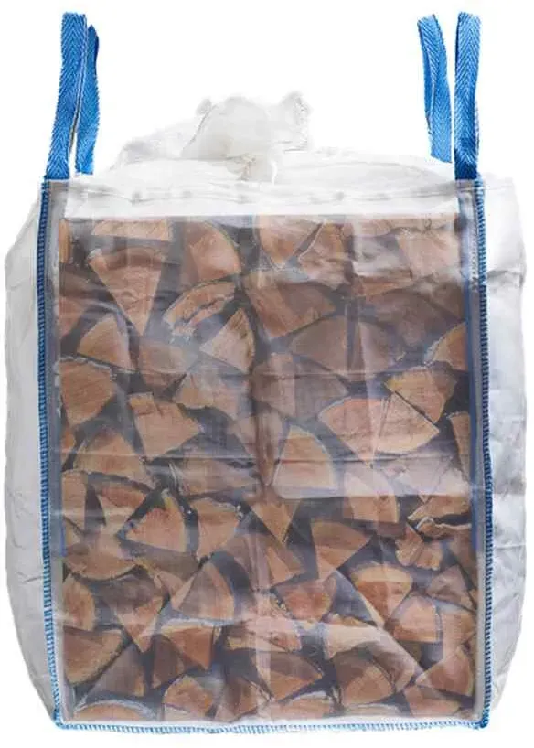10 Stück Big Bag luftdurchlässig für Holz 90 x 90 x 110 cm 1000 kg SF 5:1