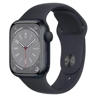 Apple Watch Series 8 GPS 41 mm Aluminiumgehäuse mitternacht, Sportarmband mitternacht