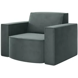 Fun Möbel Sessel Palma Stoff Opera Velvet 98 x 74 x 89 cm Smaragdgrün