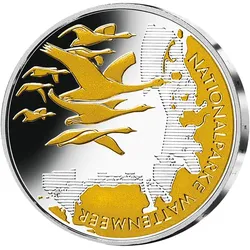 Die 10-Euro-Münze "Nationalpark Wattenmeer" mit Feingold-Veredelung!