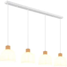 GLOBO Kürzbar 1-flg. 20 cm rund Weiß/Metall/Glas