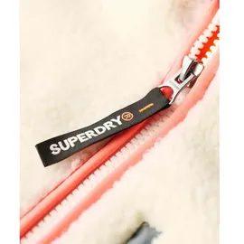 Superdry Outdoor Fleece Halbreißverschluss-sweatshirt Ecru M
