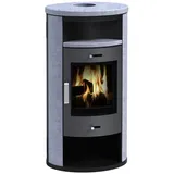 accente Kaminofen »Verona II 3.0«, grau, Naturstein, 7,5 kW