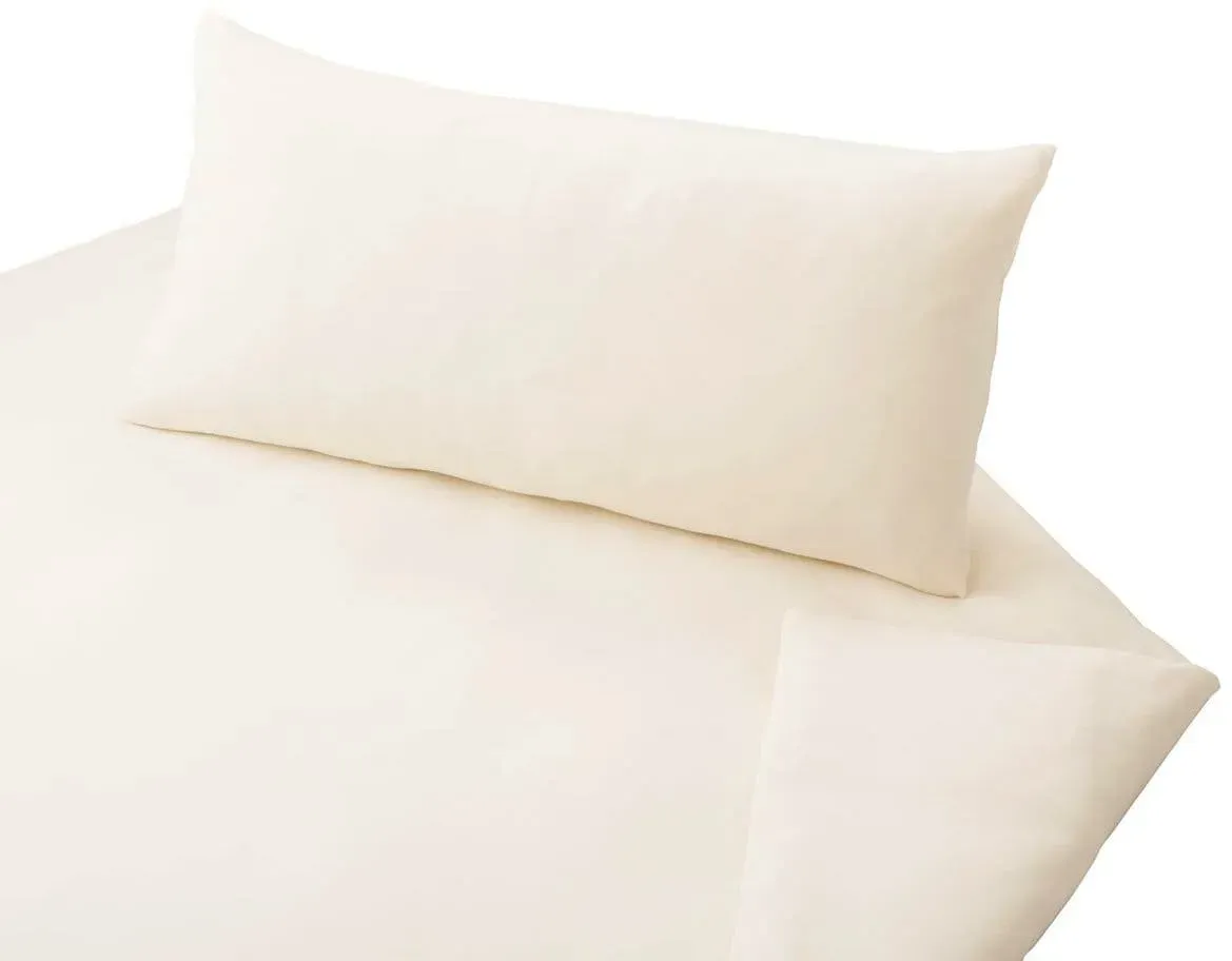 Cotonea Jersey Uni Bio Bettwäsche 155x220 cm + 40x80 cm | natur - beige