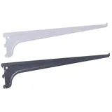boomet Träger Regalschiene 1-reihig · Farbe: Weiß · Länge: 40 cm · Anzahl: 4 · Weiß