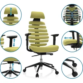 HJH Office ERGO LINE II PRO Stoff Grün