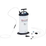 BGS-technic Ölabsaugpumpe 3155 Vakuum-Absaugpumpe pneumatisch, für Bremsflüssigkeit & Öle, mit 9,5 Liter Behälter