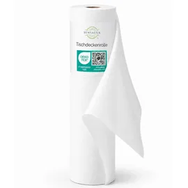 Sensalux Tischdeckenrolle 0,8m x 40m Weiß