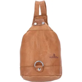 The Skandinavian Brand Mini Leder Rucksack Cognac