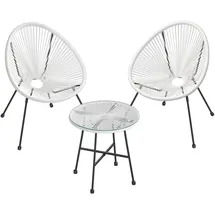 Songmics GGF013B02 Gartenmöbel-Set, Schwarz