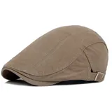 Inlefen Herren Baumwolle Schirmmütze Herren Schiebermütze Driving Cabbie Jagd Flatcap Newsboy Cap - 55-62