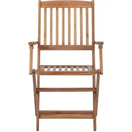 vidaXL Klappbare Gartenstühle 48,2 x 57 x 91 cm grau 6 St.