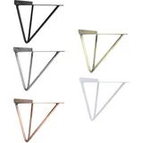 Natural Goods Berlin 2x | Regalhalter, Regalträger, Wandregal | Modell Fhain | viele Farben | (160mm, Antik Roségold)