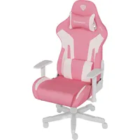 Cablematic - Pink-weißer Genesis Nitro 710 Gaming-Stuhl