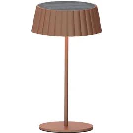 Bold LED Solar-Tischleuchte Rostrot 2