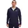 Under Armour Icon Fleece Taping Reißverschlusspullover - Midnight Navy / White - M