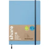 Share Journal Y-07-11-02 A5 dotted hellblau