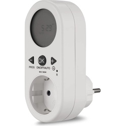 REV, Zeitschaltuhr + Smart Plug, Zeitschaltuhr digital mit LCD-Anzeige
