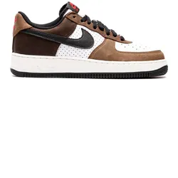 Nike AIR FORCE 1 LOW RETRO - Weiss/Braun - 6