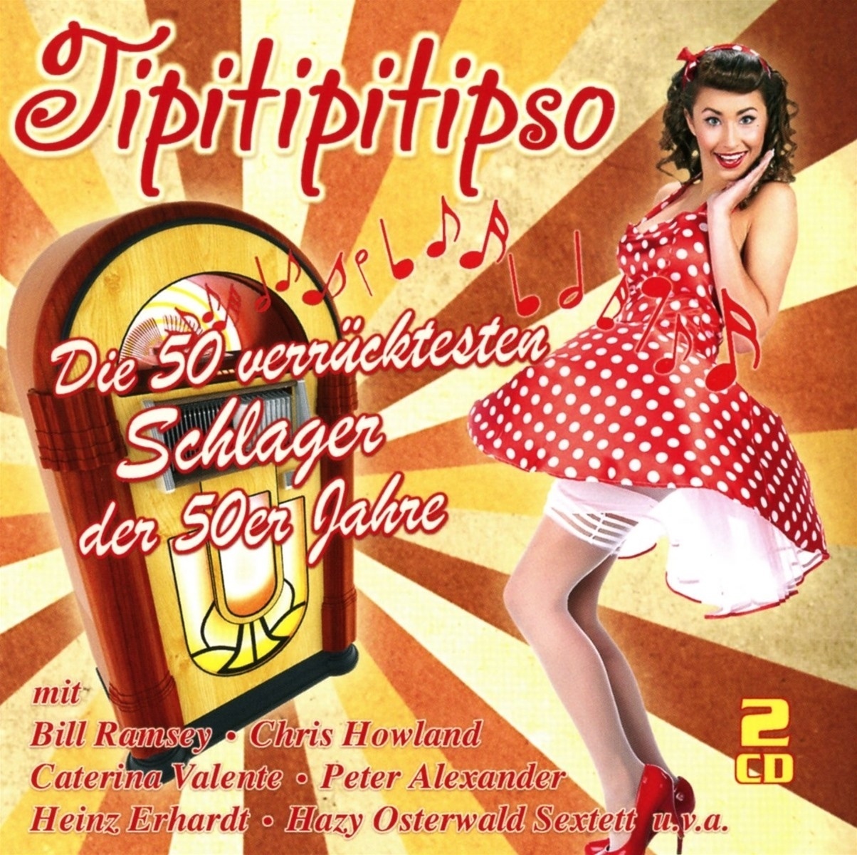 Tipitipitipso-Die 50 Verrücktest - Various. (CD)