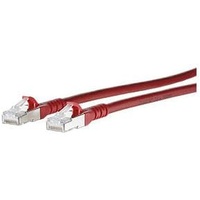 METZ CONNECT Patchkabel S/FTP (S/FTP, Cat.6A Netzwerkkabel Rot