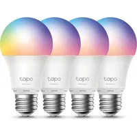 TP-Link Tapo L530E(4-pack) Smart Wi-Fi Glühbirne Multicolor - Weiß