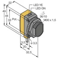Turck Reflexions-Lichtschranke QS30LP