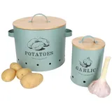 Mambocat Knoblauchtopf mint 1,38 l 2-teiliges Set