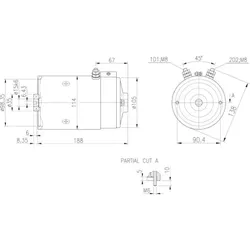 Elektromotor MAHLE MM 242
