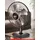 Unold Silverline 30 cm Tischventilator Schwarz/Silber
