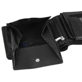 Leonardo Verrelli Herren Geldbörse schwarz