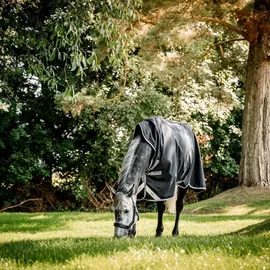 Horseware Amigo Bravo 12 Turnout Wug Medium 250g 145 cm Navy/Grau/Silber