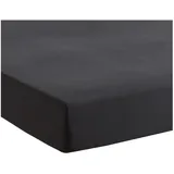 Traumschlaf Spannbettlaken Jersey-Elasthan 120 x 200 - 130 x 200 cm grau