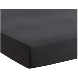 Traumschlaf Spannbettlaken Jersey-Elasthan 120 x 200 - 130 x 200 cm grau